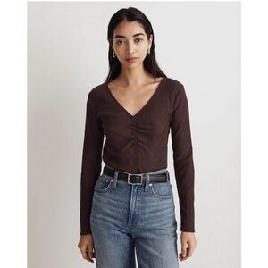 Madewell Semi-shirred Top